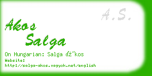 akos salga business card